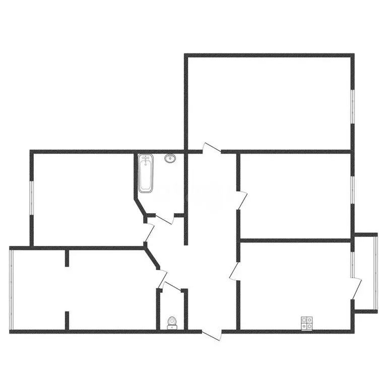4-комнатная квартира: Черкесск, Советская улица, 162 (99 м) - Фото 2