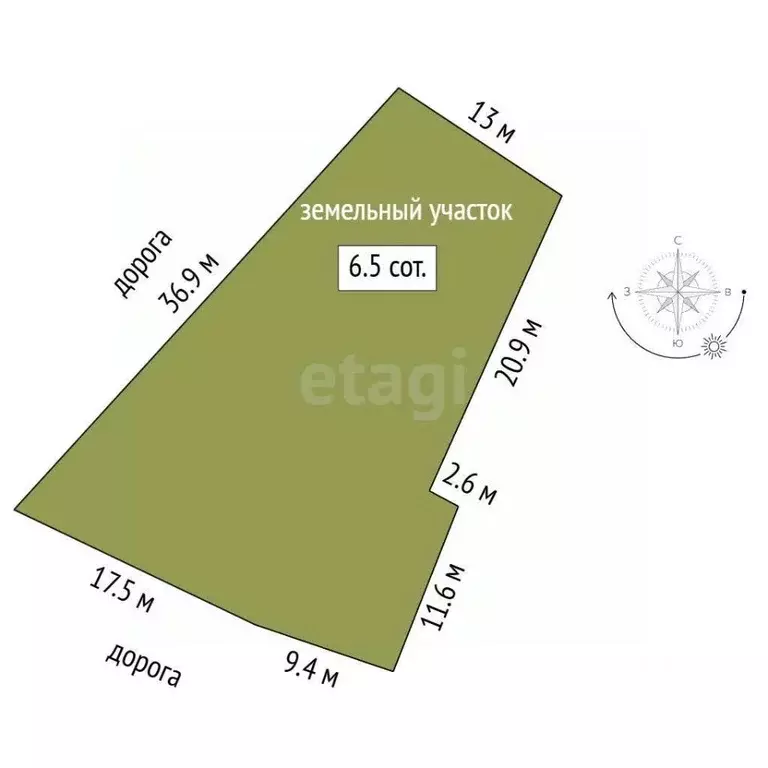 Участок в Саха (Якутия), Покровск ул. Орджоникидзе, 12 (6.0 сот.) - Фото 1