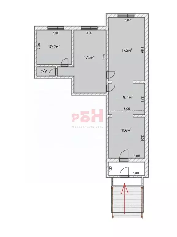 Торговая площадь в Тюменская область, Тюмень Восточный мкр, ул. ... - Фото 1