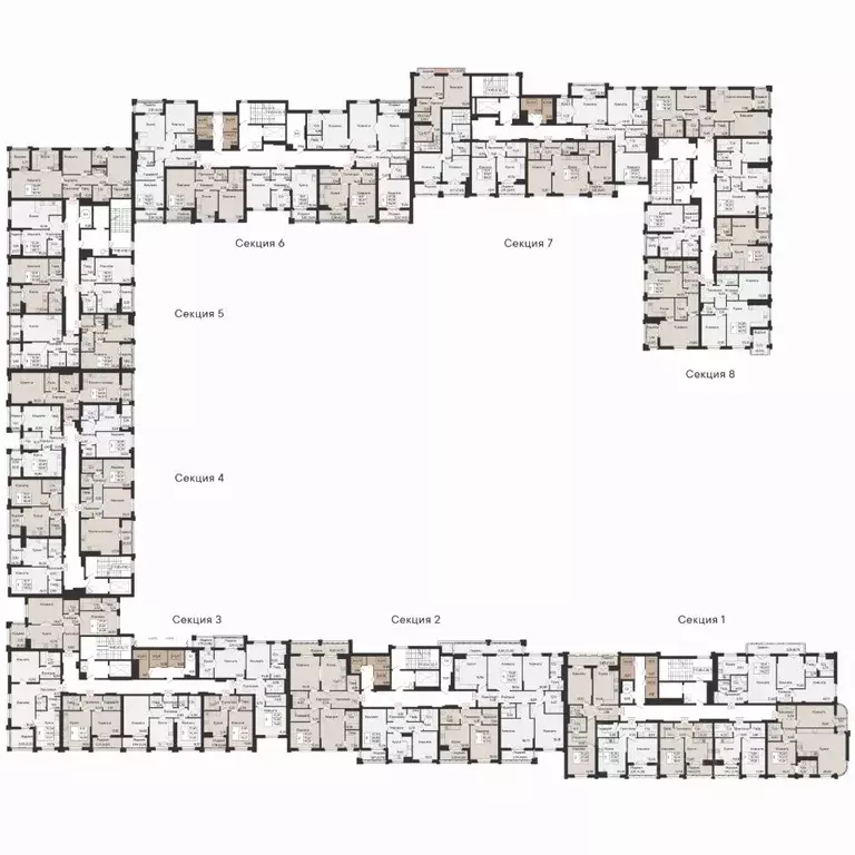 3-к кв. Ростовская область, Ростов-на-Дону Ривьера жилой квартал,  ... - Фото 2