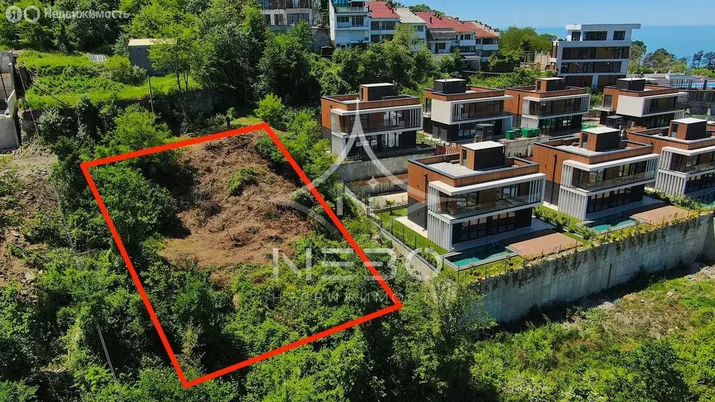 Участок в Сочи, микрорайон Бытха, улица Бытха, 50А (4.5 м) - Фото 1