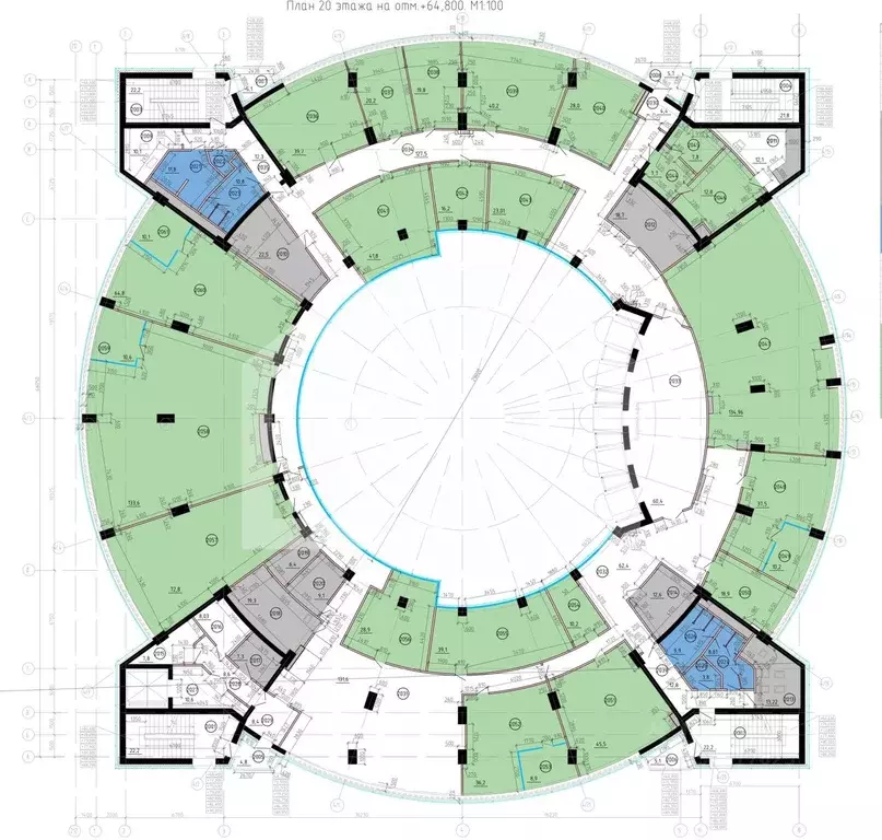 Помещение свободного назначения в Москва Тестовская ул., 10 (1823 м) - Фото 2