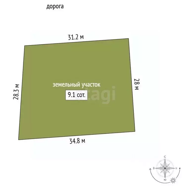 Участок в Крым, Ленинский район, Семисотское с/пос, с. Каменское ул. ... - Фото 2