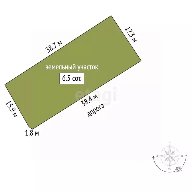 Участок в Севастополь СНТ Зеленстрой ТСН,  (6.5 сот.) - Фото 2