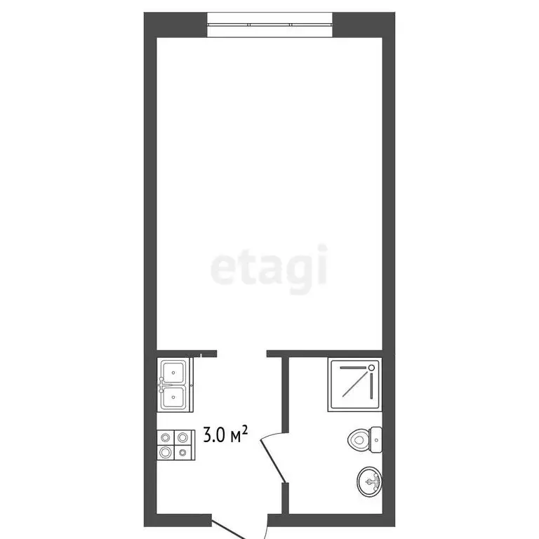 1-комнатная квартира: Московская область, Воскресенск, микрорайон ... - Фото 1