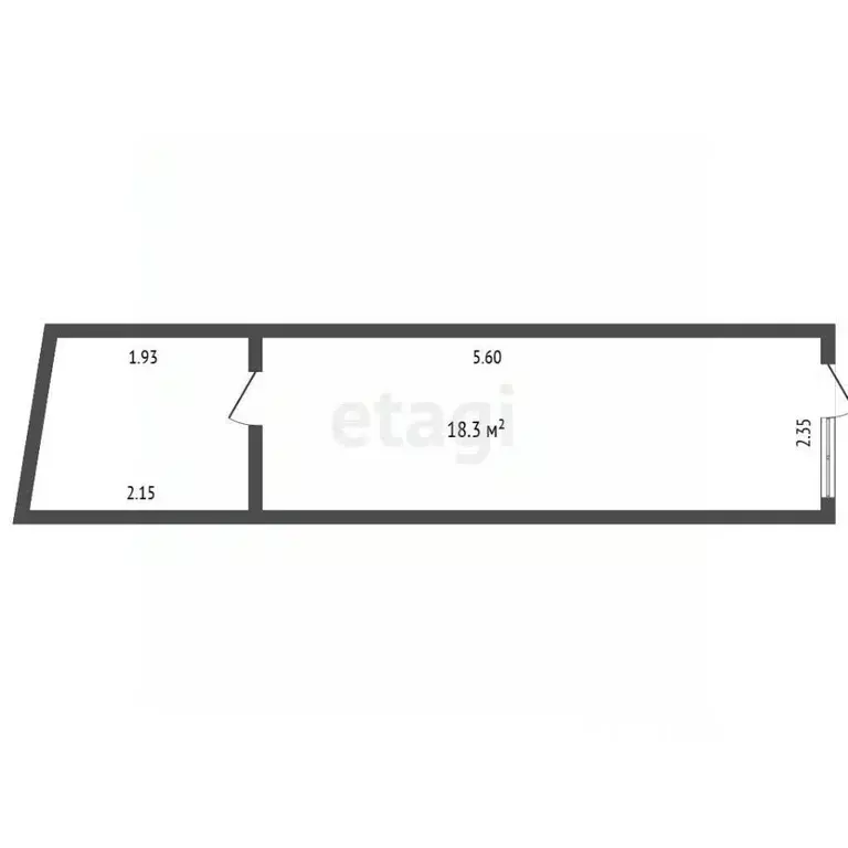 Студия Севастополь с. Орловка, ш. Качинское, 33Б/1 (18.3 м) - Фото 2