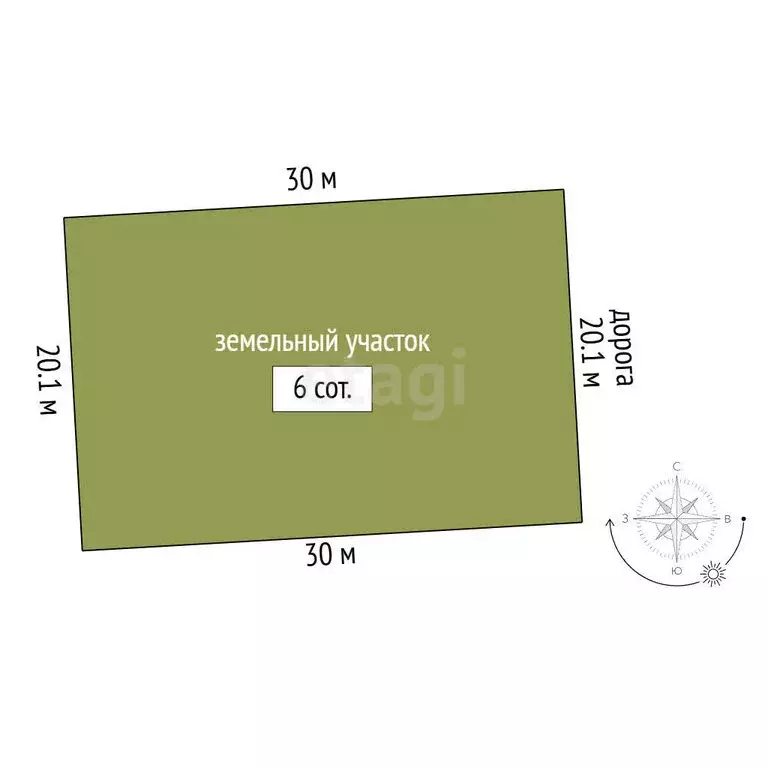 Участок в Мирное, улица Абдраима Решидова (6 м) - Фото 0