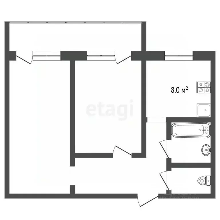 2-к кв. Ярославская область, Рыбинск ул. Кустова, 8 (49.0 м) - Фото 2