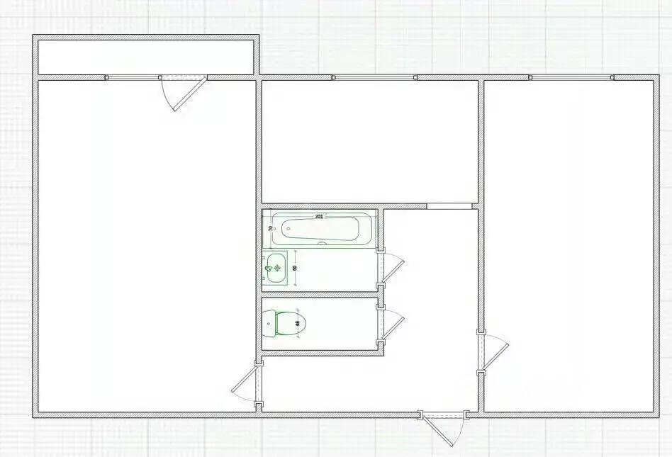 2-к кв. Костромская область, Буй ул. Социализма, 23 (41.7 м) - Фото 2