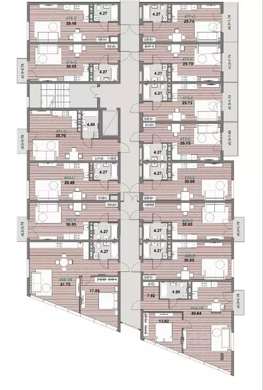 1-к кв. Калининградская область, Зеленоградск ул. Гагарина (33.75 м) - Фото 2