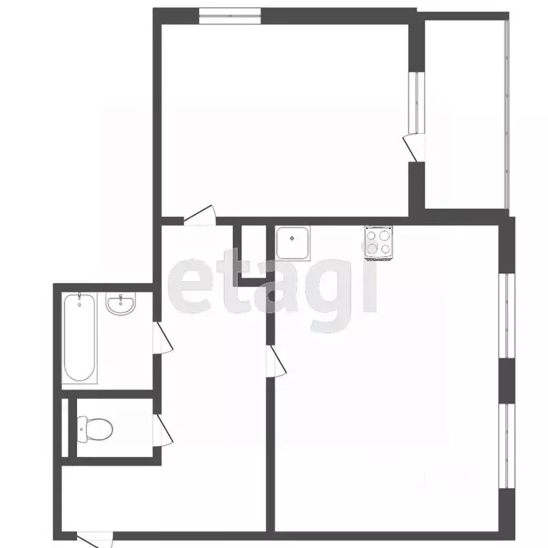 1-к кв. Тюменская область, Тюмень ул. Мельникайте, 2к11 (49.3 м) - Фото 1