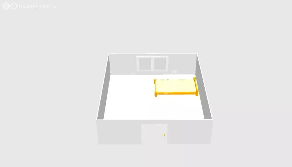 1к в -комнатной квартире (17.3 м) - Фото 1