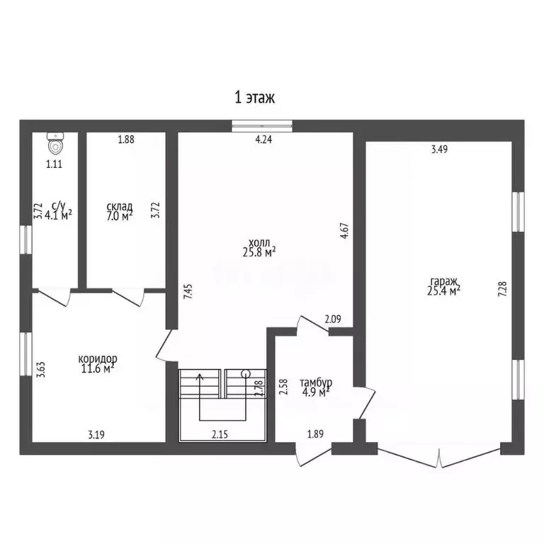 Офис в Ямало-Ненецкий АО, Тарко-Сале Пуровский район, Газпромовская ... - Фото 2