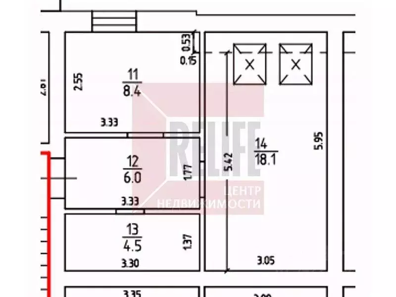 1-к кв. Калининградская область, Калининград Дачная ул., 8 (37.0 м) - Фото 2
