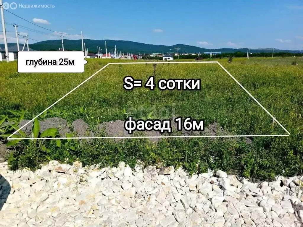 Участок в станица Раевская, Семигорская улица (4 м) - Фото 0