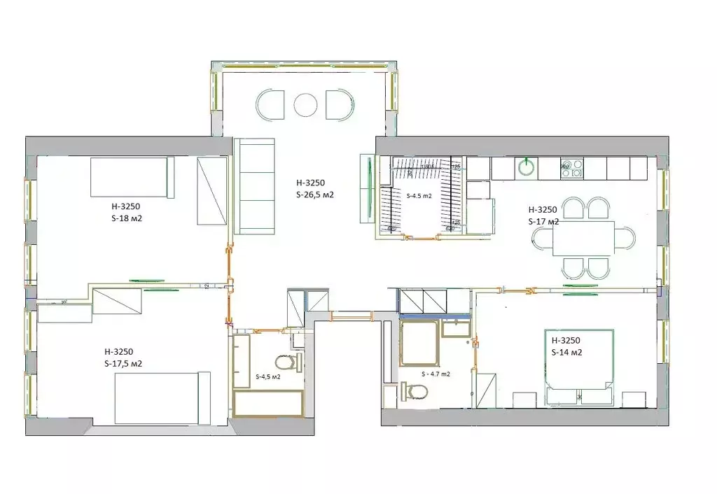 4-комнатная квартира: Москва, улица Академика Волгина, 2 (109 м) - Фото 1