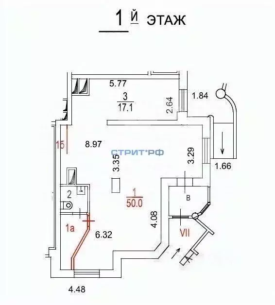 Торговая площадь в Москва Бескудниковский бул., 19К1 (77 м) - Фото 2