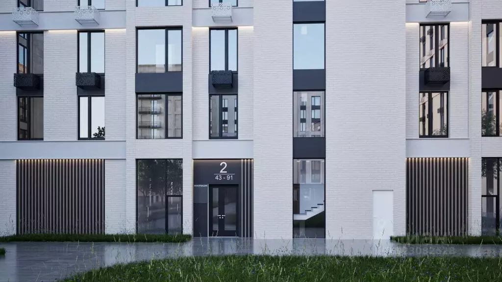 1-к кв. Кабардино-Балкария, Нальчик ул. К.Х. Боташева, 7 (45.1 м) - Фото 2