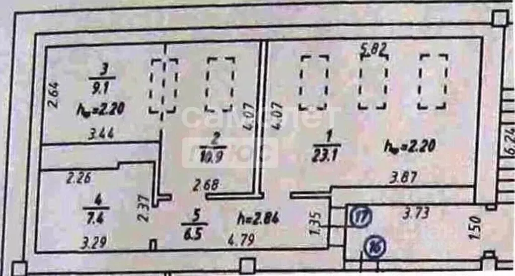 2-к кв. Иркутская область, Иркутск ул. Рабочего Штаба, 1/5 (57.0 м) - Фото 2