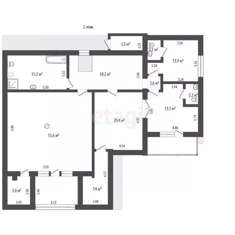 6-к кв. Крым, Ялта муниципальный округ, Отрадное пгт ул. Мориса ... - Фото 2