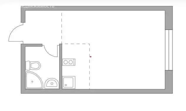 Квартира-студия: село Николо-Урюпино, улица Сергея Жадобкина, 7к2 (22 ... - Фото 1
