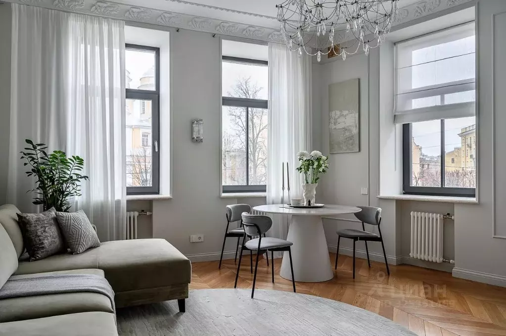 2-к кв. Санкт-Петербург ул. Яблочкова, 22/3 (87.0 м) - Фото 1