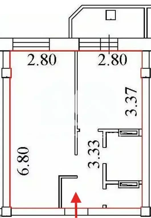 1-к кв. Новосибирская область, Новосибирск Плановая ул., 50 (36.5 м) - Фото 1