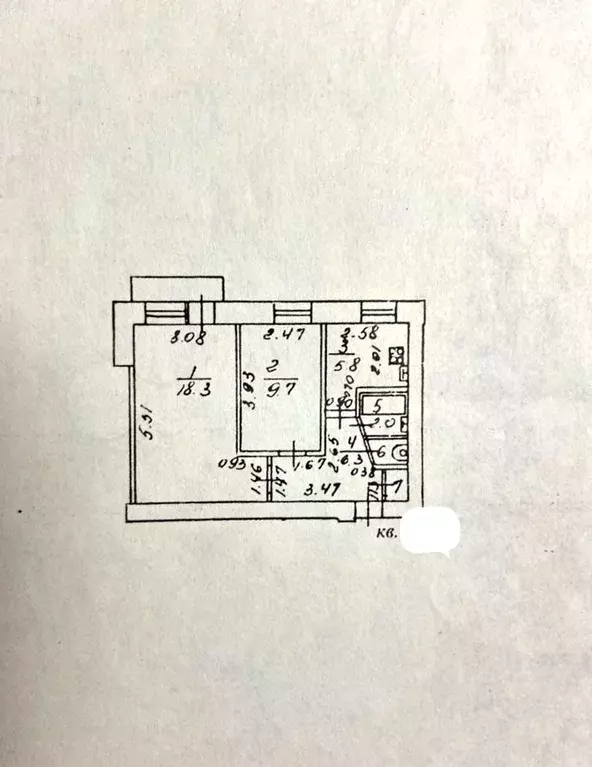 2-к. квартира, 45 м, 6/9 эт. - Фото 0