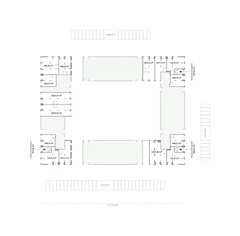 Помещение свободного назначения в Тюменская область, Тюмень ул. ... - Фото 2