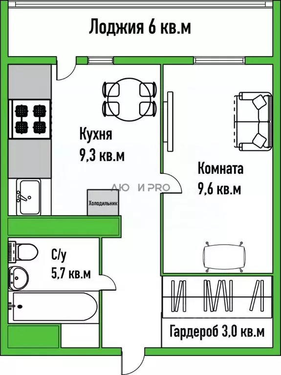 1-к кв. Кировская область, Киров ул. Современная, 13 (31.0 м) - Фото 2