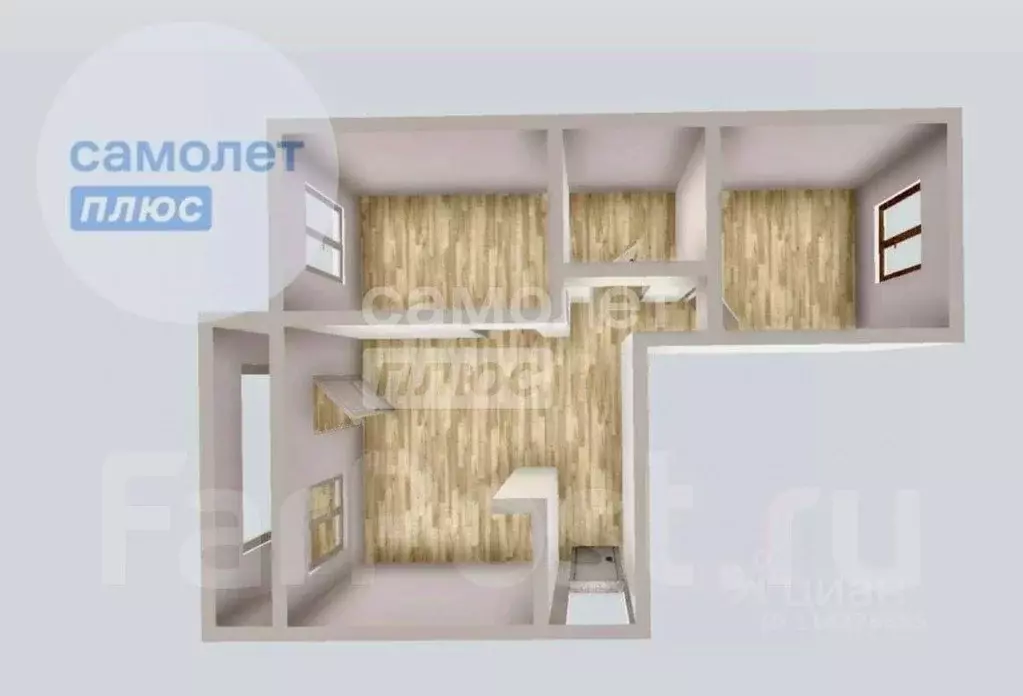 2-к кв. Приморский край, Владивосток Шилкинская ул., 13А (68.3 м) - Фото 1