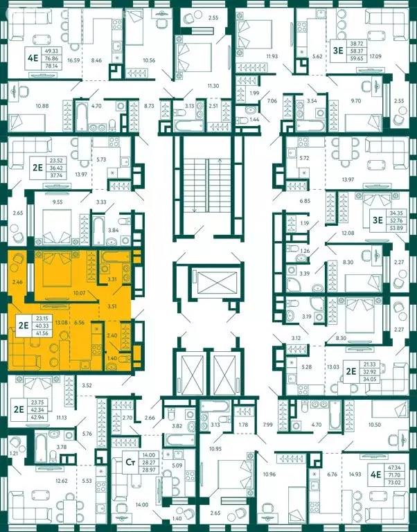 1-комнатная квартира: Уфа, улица Авроры, 16А (41.56 м) - Фото 2