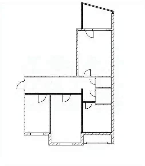 3-к кв. Крым, Симферополь ул. Лермонтова, 16 (62.9 м) - Фото 1