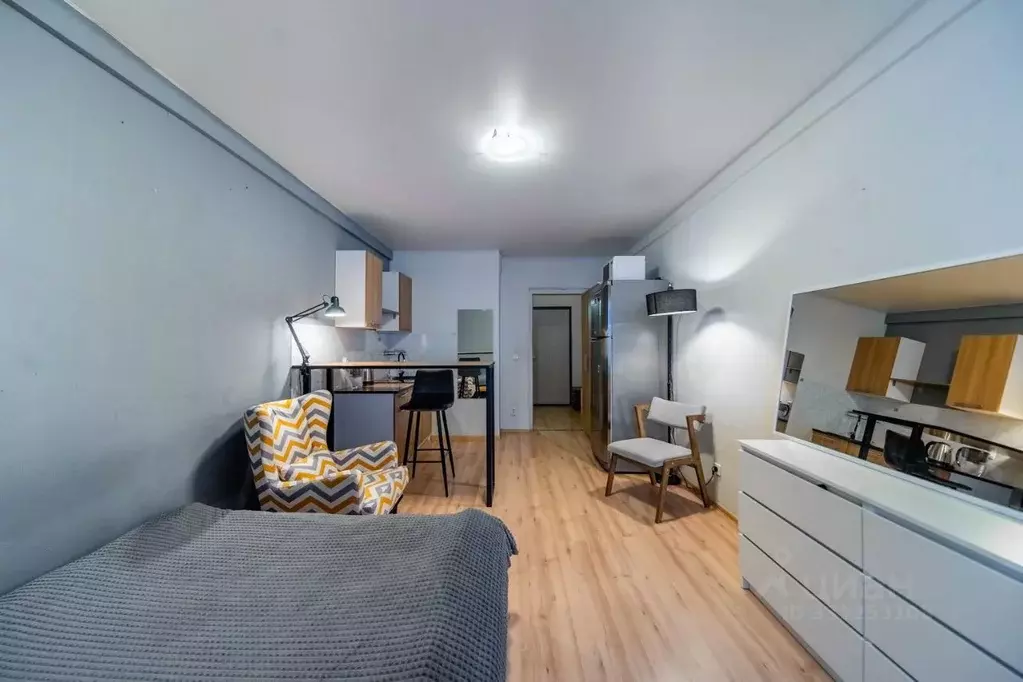 Студия Санкт-Петербург ул. Вадима Шефнера, 12к1 (24.4 м) - Фото 2