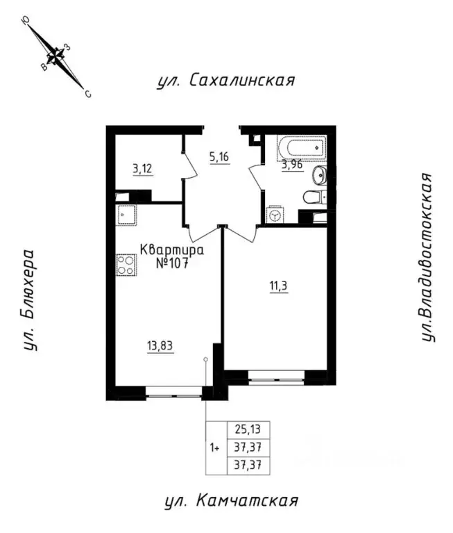 1-к кв. Свердловская область, Екатеринбург ул. Кронштадтская, 30 ... - Фото 0