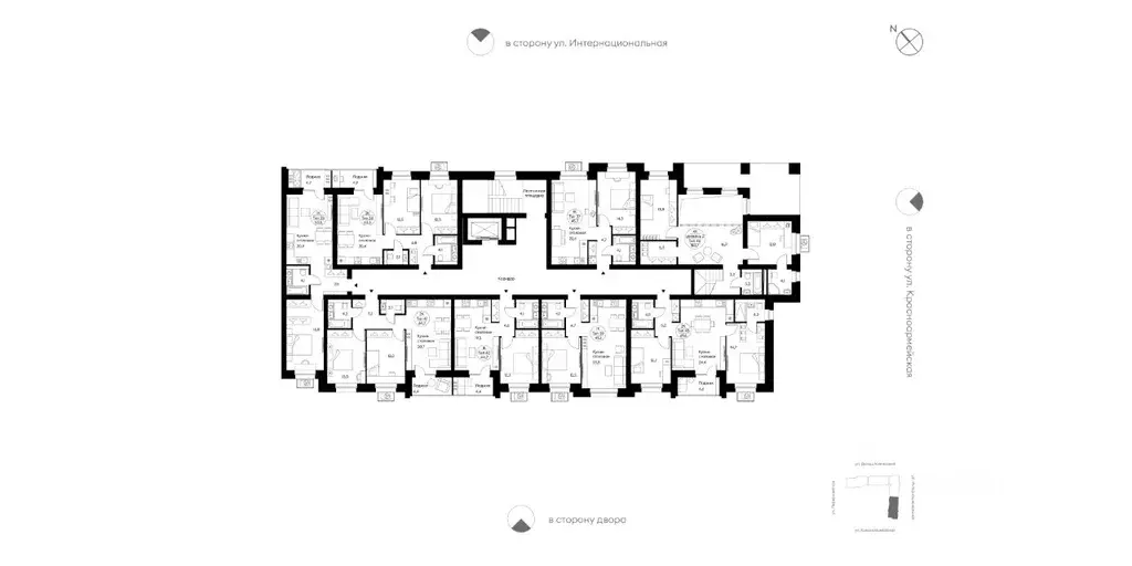 2-к кв. Коми, Сыктывкар Интернациональная ул., 200 (63.3 м) - Фото 1