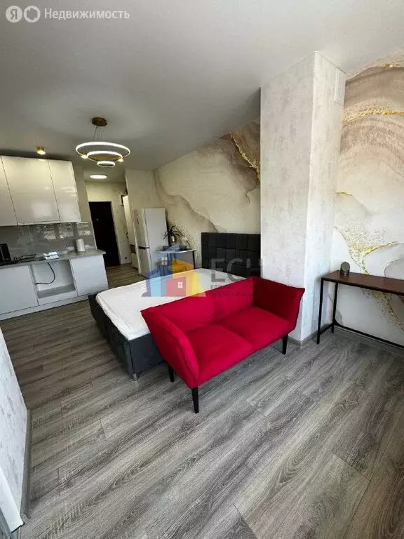 Квартира-студия: посёлок Горелки, Ключевая улица, 4 (23.8 м) - Фото 1