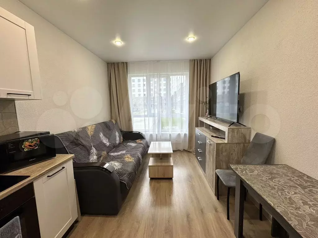 1-к. квартира, 37 м, 1/8 эт. - Фото 1