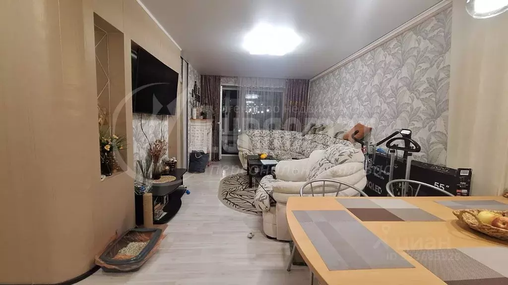 2-к кв. Курганская область, Курган Заозерный жилрайон, 2-й мкр, 3 ... - Фото 1