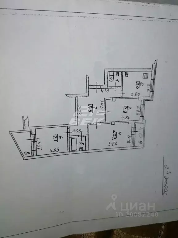 3-к кв. Курская область, Курск ул. Володарского, 44 (83.3 м) - Фото 1