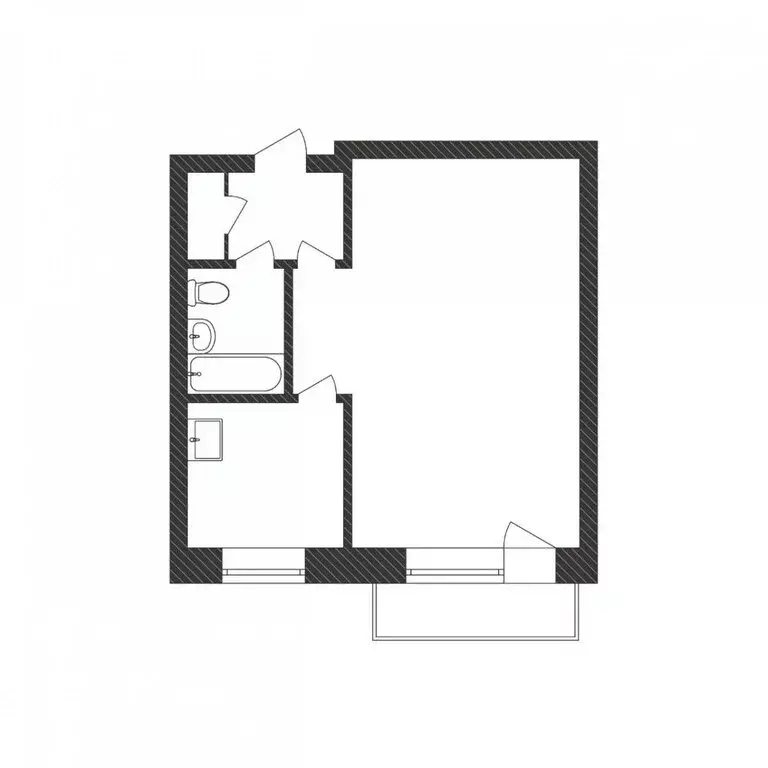 1-комнатная квартира: Москва, улица Шверника, 13к3 (33 м) - Фото 0