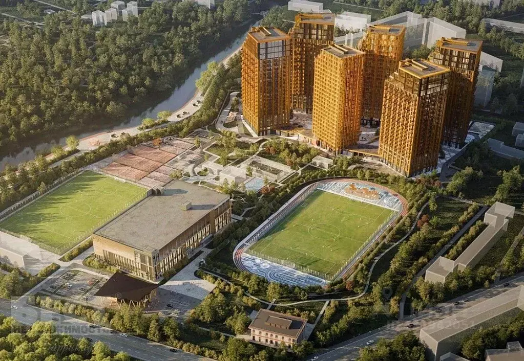 2-к кв. Москва Союз жилой комплекс, К1 (42.0 м) - Фото 1