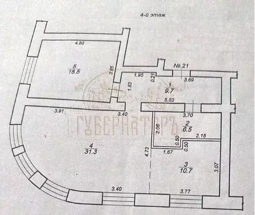 2-к кв. Тверская область, Тверь наб. Степана Разина, 2 (76.7 м) - Фото 2
