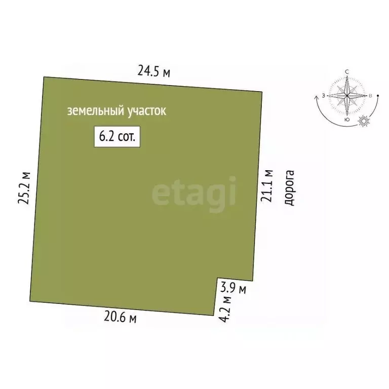 Участок в Мордовия, Саранск Консервщик СНТ,  (6.25 сот.) - Фото 1
