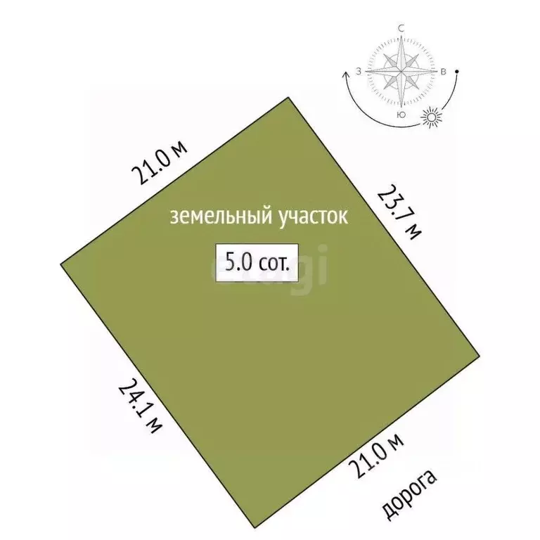 Участок в Ростовская область, Аксайский район, Старочеркасская ст-ца ... - Фото 2