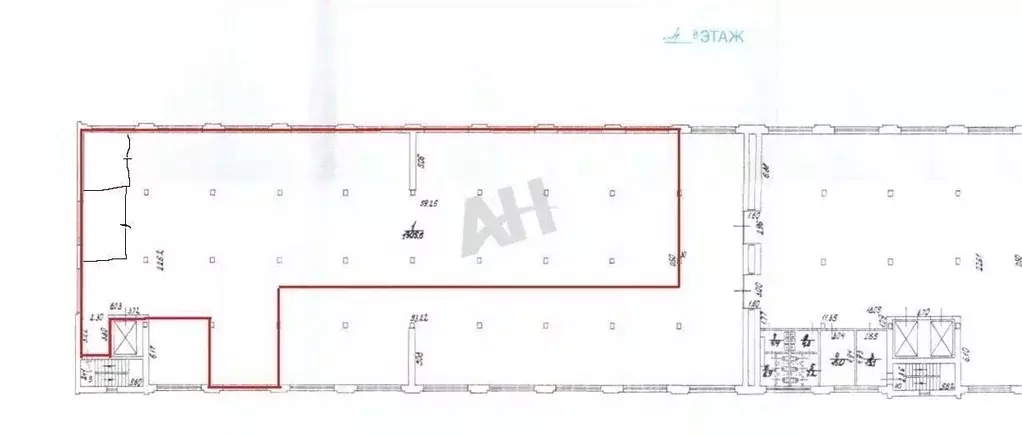 Помещение свободного назначения в Москва Полковая ул., 3С4 (830 м) - Фото 2