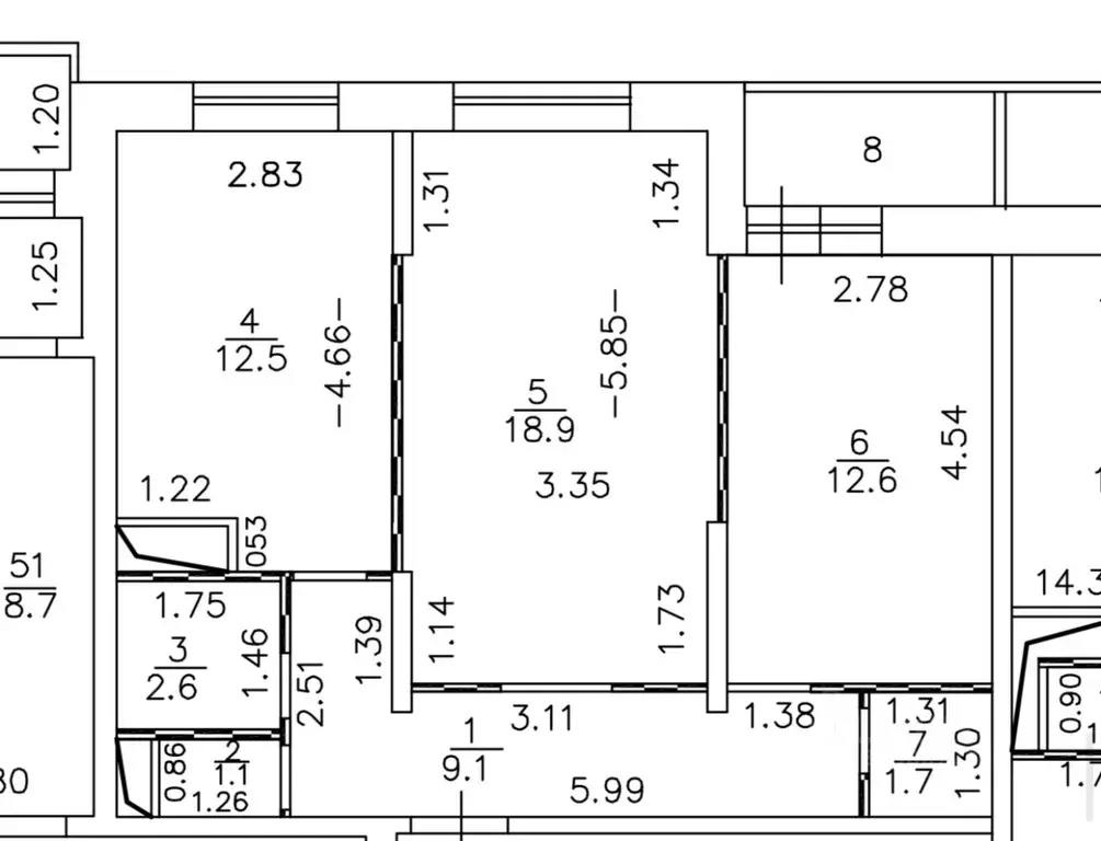 2-к кв. Московская область, Химки Планерная мкр, 23 (61.5 м) - Фото 1