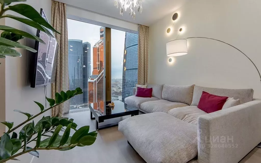 2-к кв. Москва 1-й Красногвардейский проезд, 22с1 (70.0 м) - Фото 2