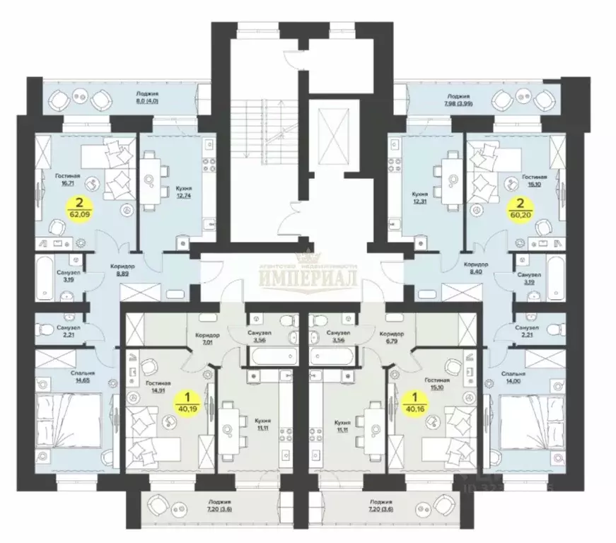 2-к кв. Марий Эл, Йошкар-Ола ул. Павлова, 6 (60.2 м) - Фото 2