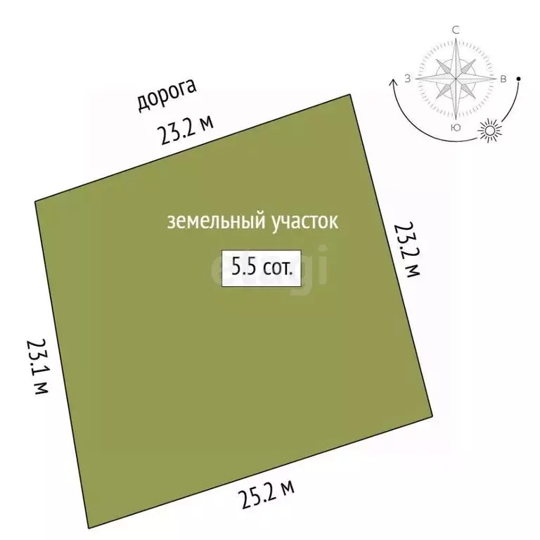 Участок в Тюменская область, Нижнетавдинский муниципальный округ, д. ... - Фото 2